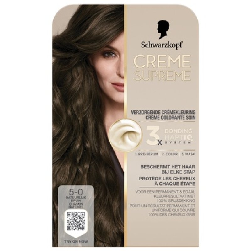 Schwarzkopf Creme Supreme 5-0 Hair Color