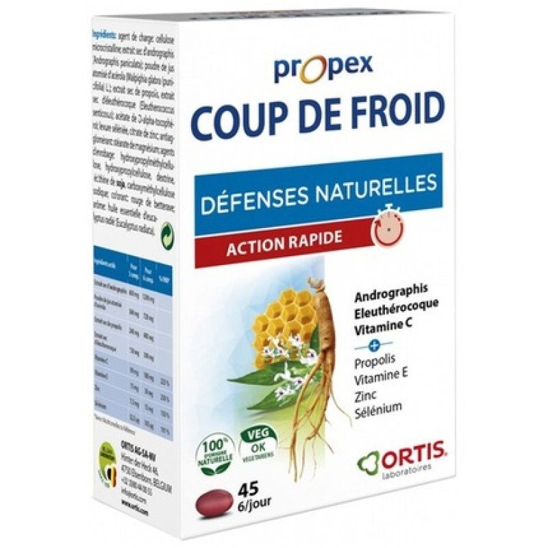 Ortis Propex Cold Attack 45 Tablets for Strengthening the Weakened Body