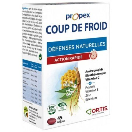 Ortis Propex Cold Attack 45 Tablets for Strengthening the Weakened Body