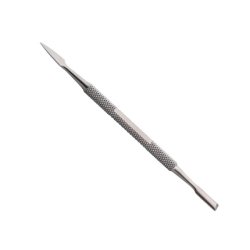 SIBEL Nails Metal Cuticle Pusher and Nail Cleaner Tool 0003641