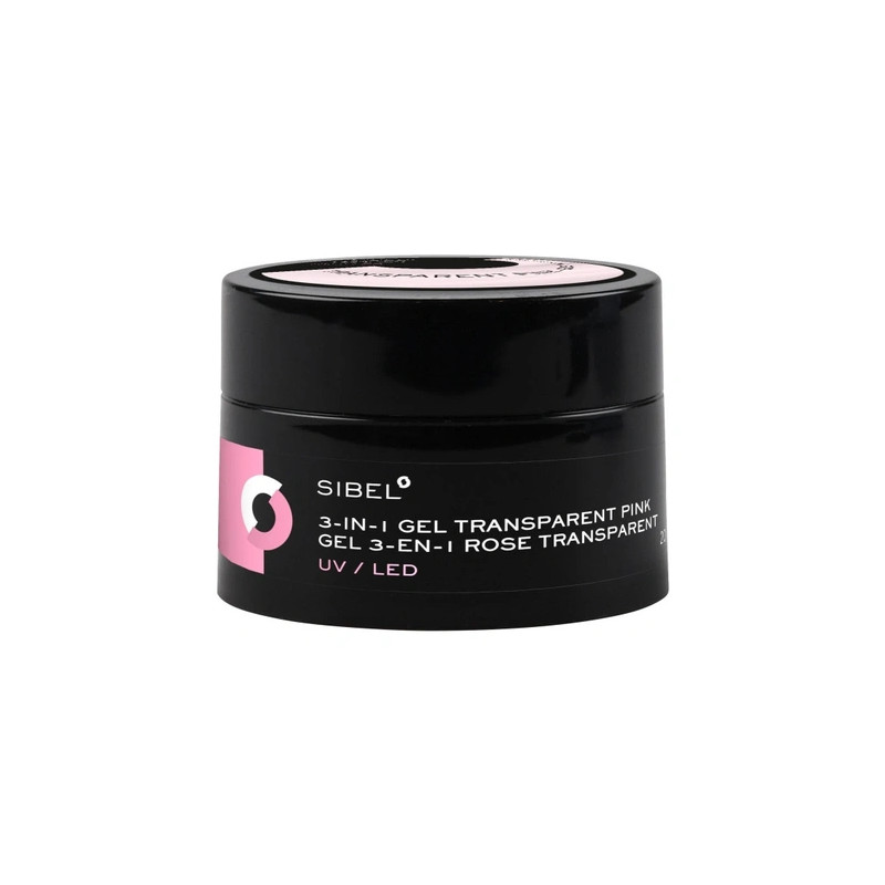 Sibel Gel 3-In-1 Transparent Pink 20ml