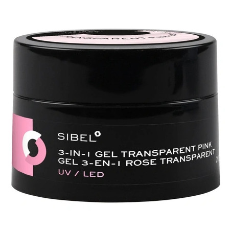 Sibel Gel 3-In-1 Transparent Pink 20ml