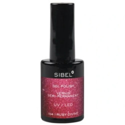Sibel Gel Nail Polish Color 104 Ruby Divine 14ml