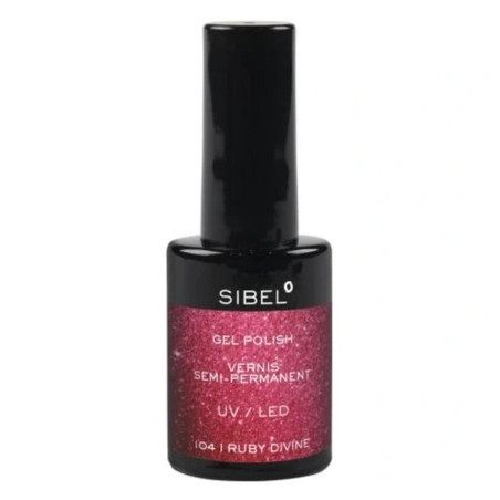 Sibel Gel Nail Polish Color 104 Ruby Divine 14ml