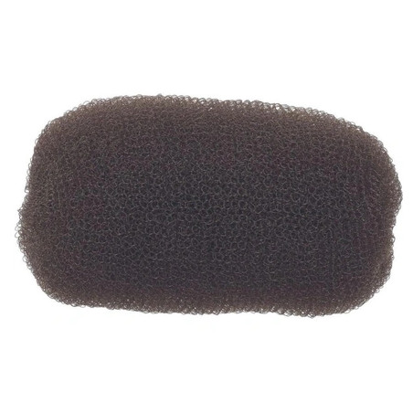 Sibel Nylon Bun Roller 13 Cm Brown