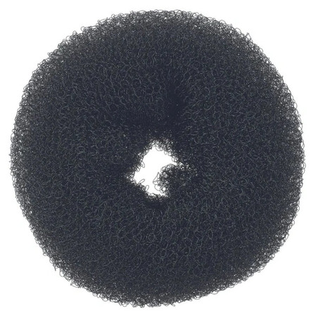 Sibel Bun Ring Nylon 10cm Black