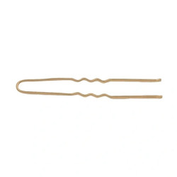 Sibel Metal Hairpins 60 Mm 400 Pcs Wavy Golden