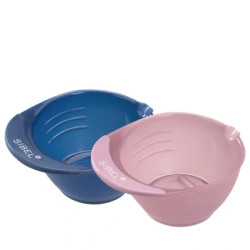 Sibel Sib Coloring Bowls Pink And Blue X2pcs