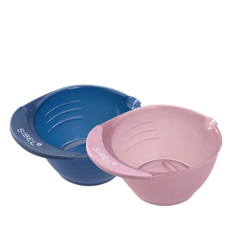 Sibel Sib Coloring Bowls Pink And Blue X2pcs