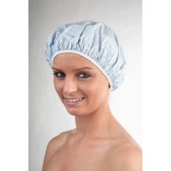 Sibel Shower Cap Plastic Solid Light Blue