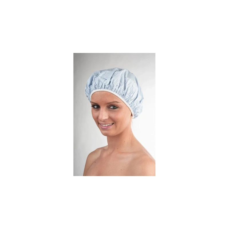 Sibel Shower Cap Plastic Solid Light Blue
