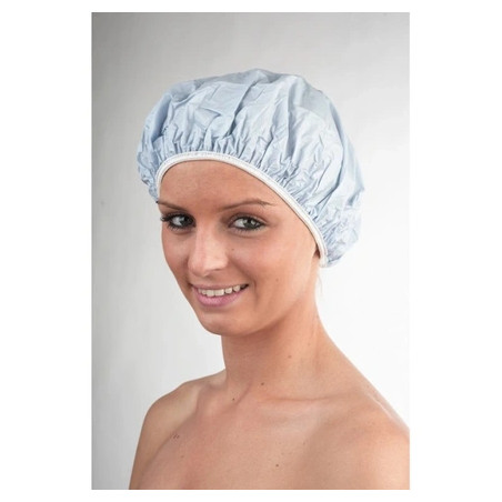 Sibel Shower Cap Plastic Solid Light Blue