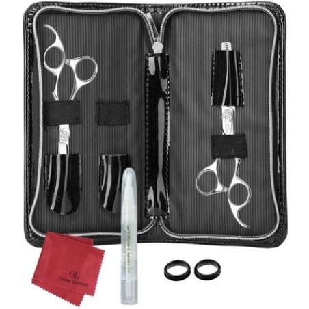 Olivia Garden SilkCut Scissor Set 5.5 Inch with Black Pouch