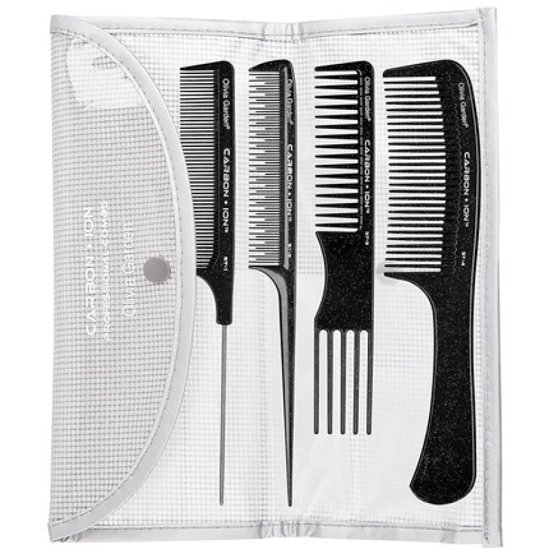 Olivia Garden Carbon Ion Technology Comb Set