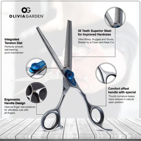 Olivia Garden Xtreme 6.0" 35 Teeth European Thinner Right Hand Shears