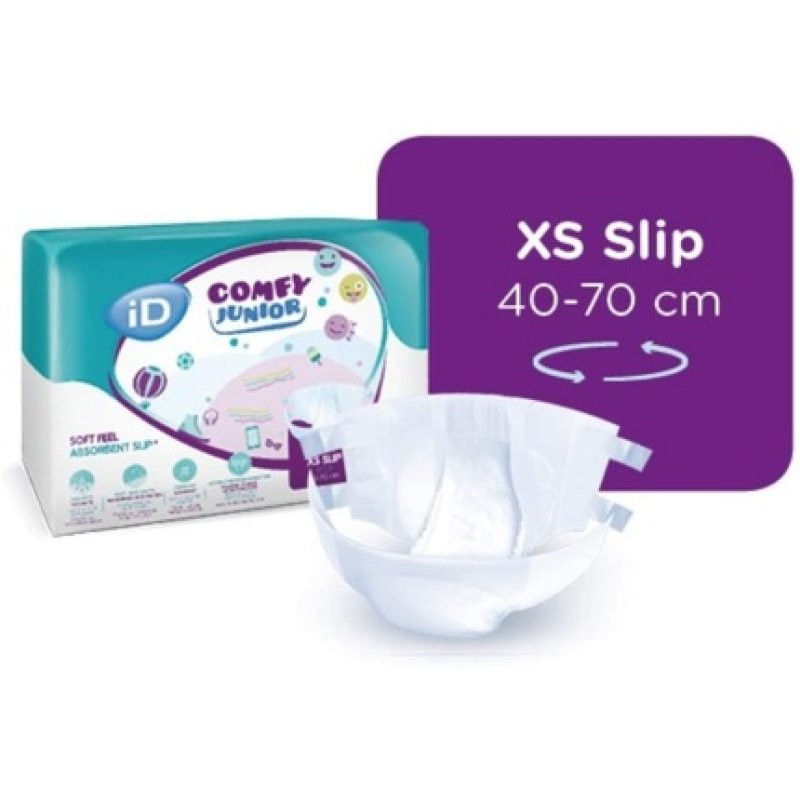 iD Comfy Junior Slip All-in-One Nappies Extra Small 14 Count
