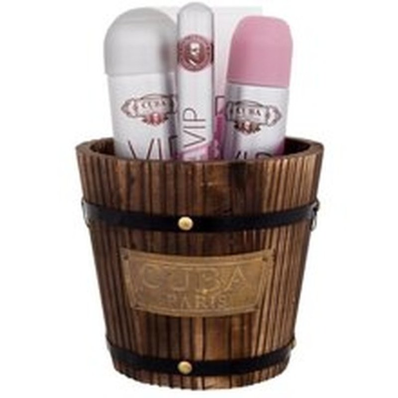 Cuba Vip Gift Set Edp 100 Ml, Edp 35 Ml, Body Spray 200 Ml, And Body Lotion 200 Ml