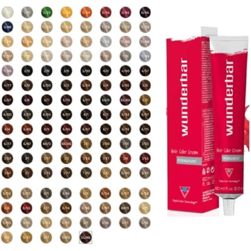 Wunderbar Cream Hair Color Tubes 60ml