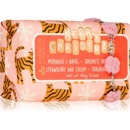 Essencias de Portugal Tuhé mýdlo Tygříci - Jahody 150g Soap - Strawberry Scent