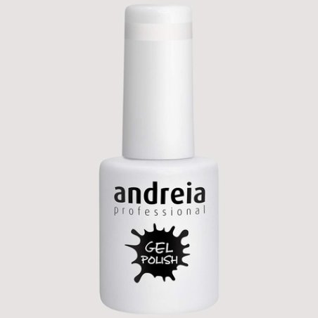 Andreia Semi-Permanent Nail Gel Polish for UV/LED Lamp Intense Shine and 4 weeks Lasting Varnish Colour 219 Milky White