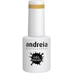 Andreia Semi-Permanent Nail Gel Polish Colour 281 Gold Glitter 10.5ml