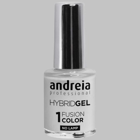 Andreia Professional Hybrid Gel Nail Polish Fusion Colour H5 Grey - 2 Steps No Lamp Required Long Lasting Easy Removal