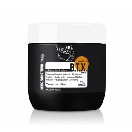 Real Natura B.T.X. Smoothing Cream 500ml - Intensive Smoothing and Repair