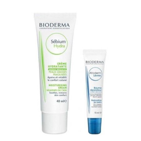 Bioderma Sebium Isokit 40ml Atoderm Lip Balm 15ml