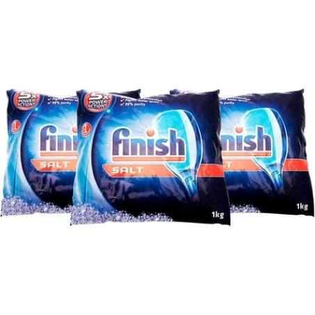 Finish 1kg Dishwasher Salt for Dishwashers and Water Softeners Unscented 1 kg