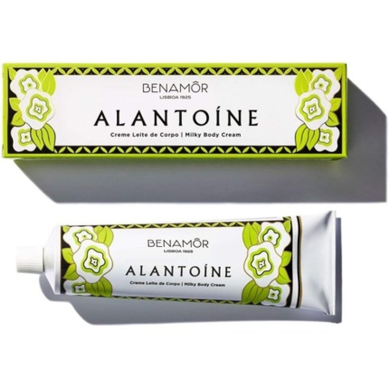 Benamôr Alantoíne Milky Body Cream Moisturising Protective Body Care with Allantoin Castor Oil and Beeswax 150ml Tube