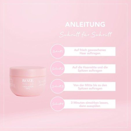 Roze Avenue Hair Mask Vegan Hair Care Intensive Treatment for Volume and Shine 200ml