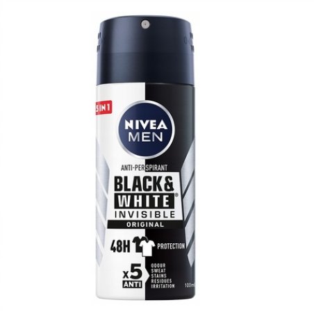 Nivea Men Black & White Invisible Original Antiperspirant Spray 100ml