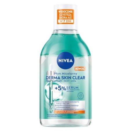 Nivea Derma Skin Clear Micellar Water With 5% Serum 400ml