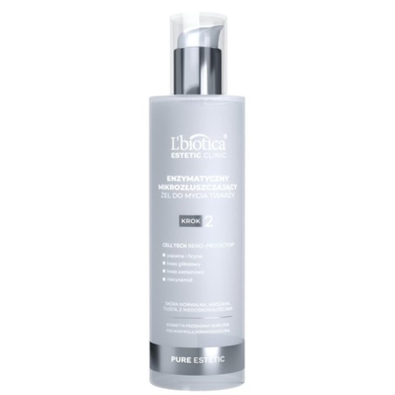 L'biotica Estetic Clinic PURE Aesthetic Enzymatic Micro-Peeling Facial Cleanser 200ml