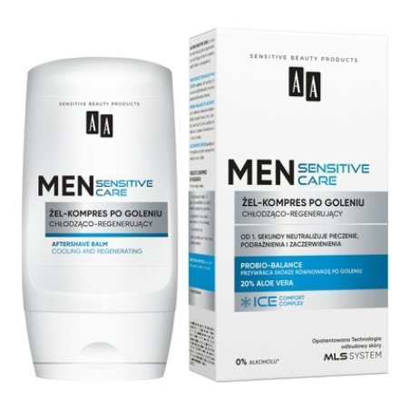 Aa Men Sensitive Care Cooling And Regenerating Gel After Shaving 100ml