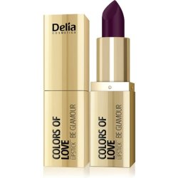 Delia Cosmetics Colors of Love Creamy Lipstick Stick Sweet Plum Gloss Lips Long-Lasting Effect 4g