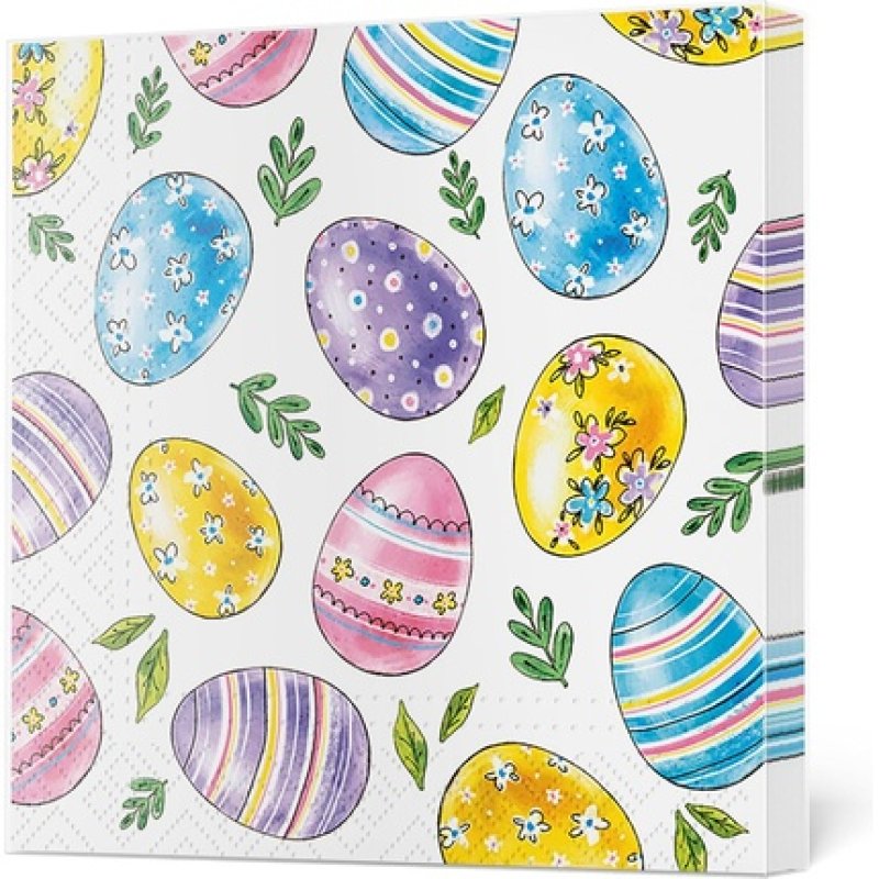 Daisy Easter 3-Ply Tissue Paper Napkins Decorative Serviettes for Decoupage 33cm