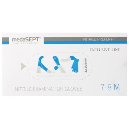 Medasept Nitrile Gloves Size M Blue