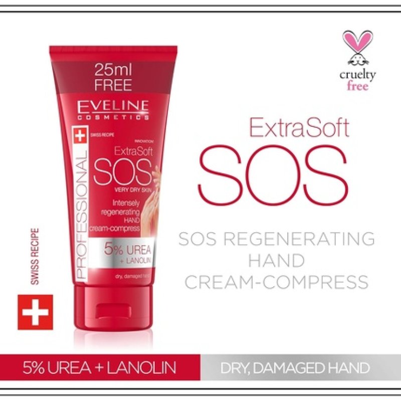 Eveline Cosmetics Extra Soft SOS Regenerating Hand Cream Instant