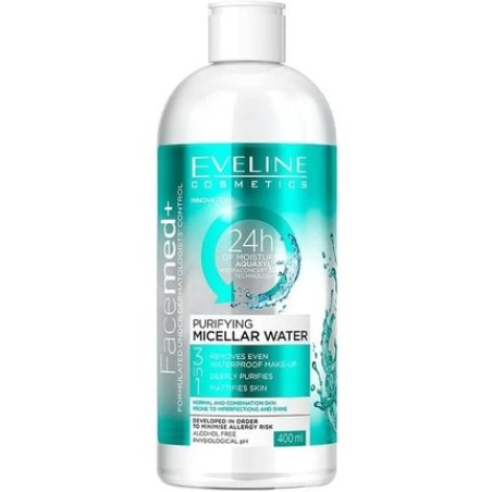 Eveline Face Med Hyaluronic Make-Up Remover for Oily and Combination Skin 400ml