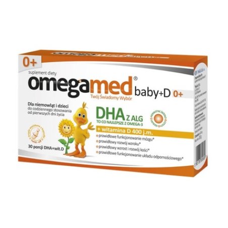 Omegamed Baby D 0 DHA & Vitamin D Children's Food 30 Capsules