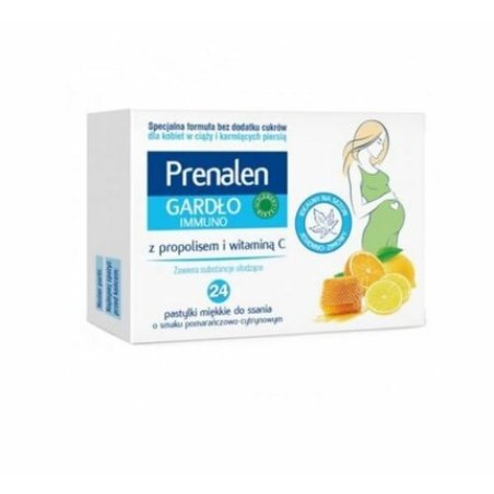PRENALEN GARDLO IMMUNO HALS 24 Lutschtabl. Propolis Vitamin C Schwangerschaft