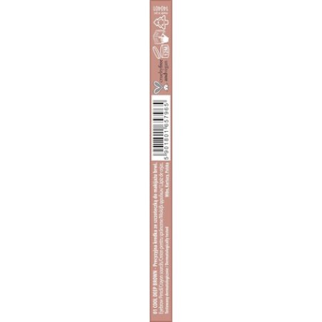 NAM Cosmetics Precise Brow Pencil NR 1 Cool Deep Brown 0.7g