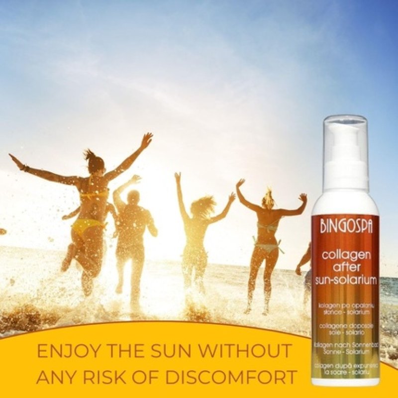 After Sun Collagen Serum with Vitamin E and Silk Proteins