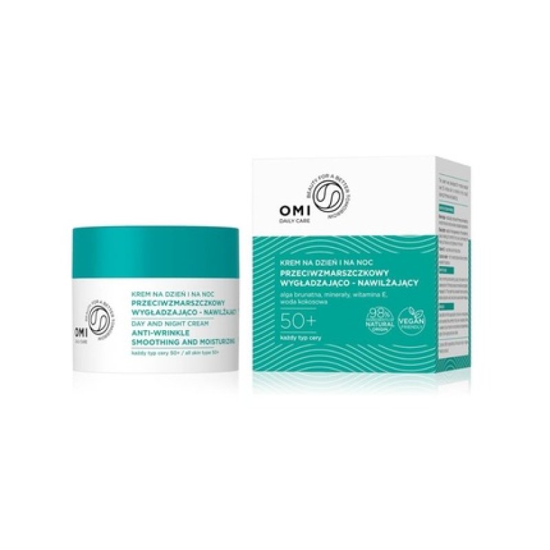 Omi Kkrem Anti-Wrinkle 50 Smoothing & Moisturizing Day/Night Cream - 50 Ml