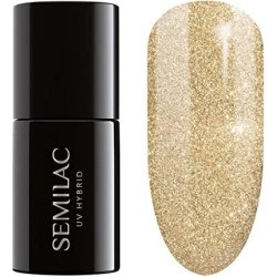 Semilac 037 UV Hybrid Nail Polish Gold Disco 7ml