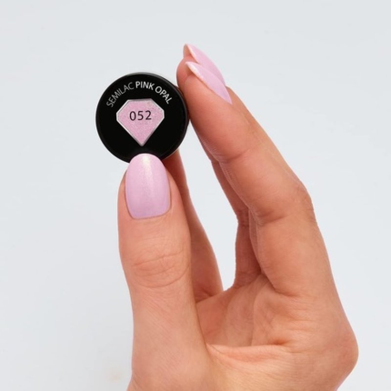 Semilac 052 UV Hybrid Nail Polish Pink Opal 7ml