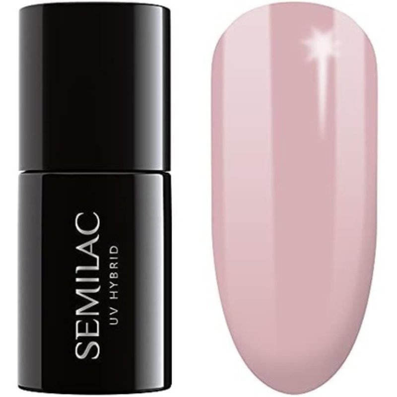 Semilac UV Nail Polish Beige Color 057 Nude Beige Rose 7ml