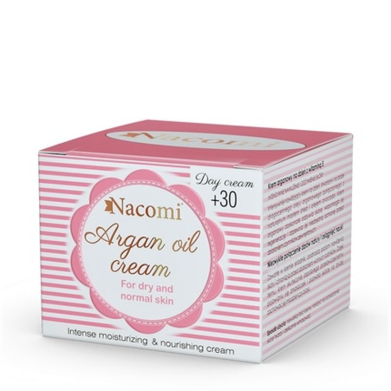 Nacomi Argan Oil Cream For Dry And Normal Skin 30 Day Cream 50ml