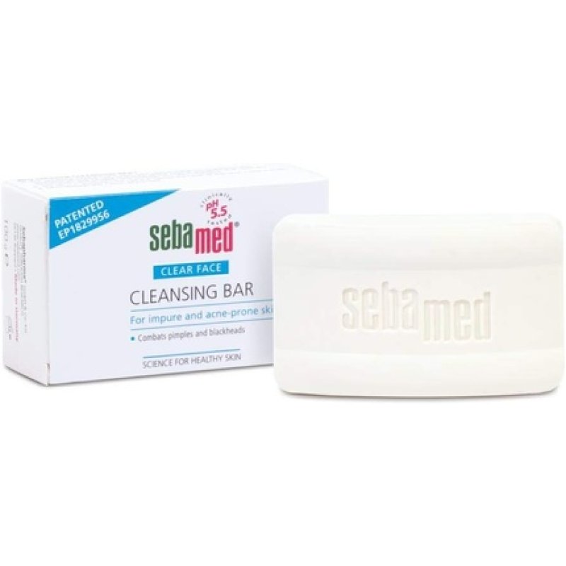 Sebamed Clear Face Cleansing Bar 100g Recommended for Acne-Prone Skin pH 5.5